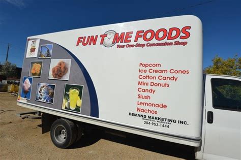 Amazing Truck Wrap Done By Speedpro Imaging Winnipeg For Fun Time Foods