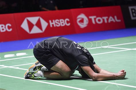 JONATAN CHRISTIE TERHENTI DI PEREMPAT FINAL ANTARA Foto