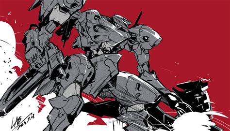 Safebooru Armored Core Armored Core 6 Dated Dual Wielding Gun Holding