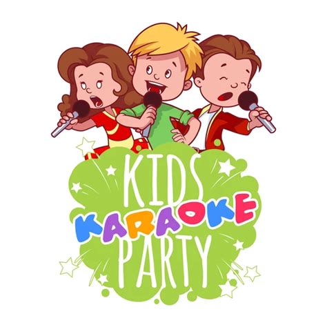 Kids Karaoke Clip Art