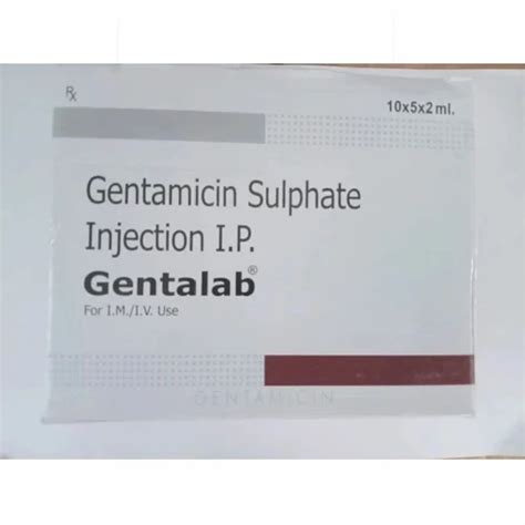 Gentalab Gentamicin Sulphate Injection Ip Mg At Rs Vial In Nagpur