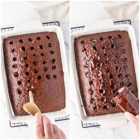 Triple Chocolate Poke Cake Recipe Simply Stacie