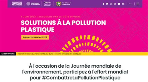 Journée Mondiale De Lenvironnement 5 Juin 2023 Combattre La