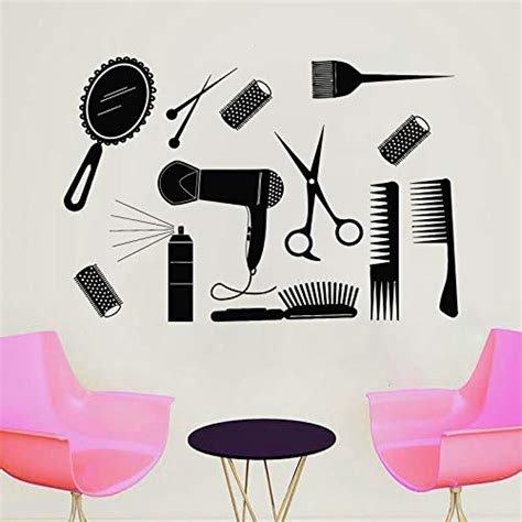 Amazon Wall Decal Window Sticker Beauty Salon Woman Face Hair