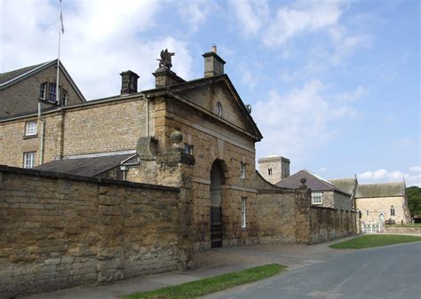 Hovingham Hall Entrance Side View Of The Entrance To Hovin Flickr