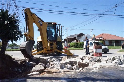 Inici Un Plan De Bacheo Por M En Calles De Quequ N Y Necochea