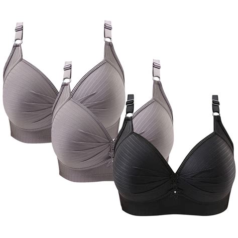 Amidoa Bras For Women Tshirt Strapy Heavy Breast Full Coverage Bra Plus Size Womens Bralette