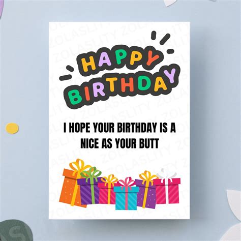 Birthday Card Funny Card Funny Cards Card Funny Printable Card ...