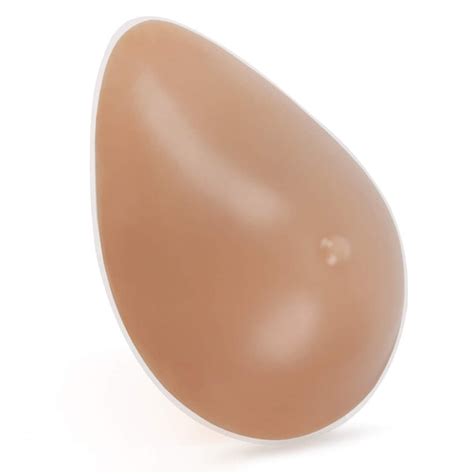 1 X Brand New Vollence One Piece D Cup Teardrop Silicone Breast Forms