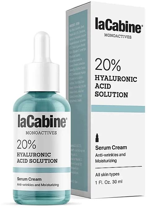 Face Cream Serum La Cabine Monoactives 20 Hyaluronic Serum Cream