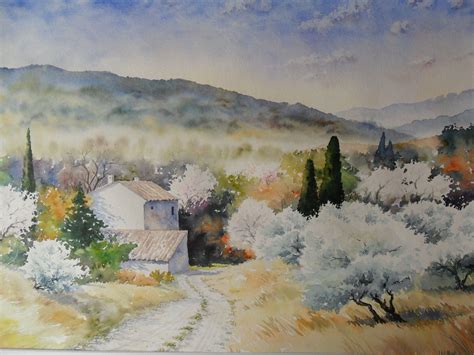 Jacques Williet Aquarelliste Provence Paysage Aquarelle Art