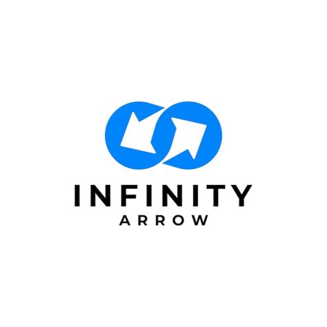 Premium Vector | Infinity arrow logo icon design