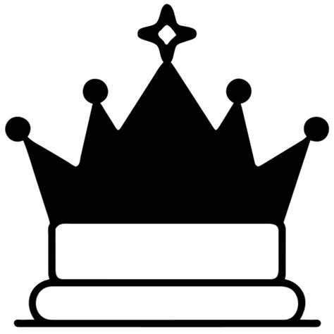 Queens Crown Pictogram Premium Ai Generated Vector