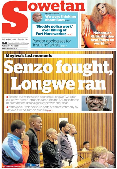 Sowetan Live On Twitter In Sowetan Tomorrow Second Eye Witness Tells