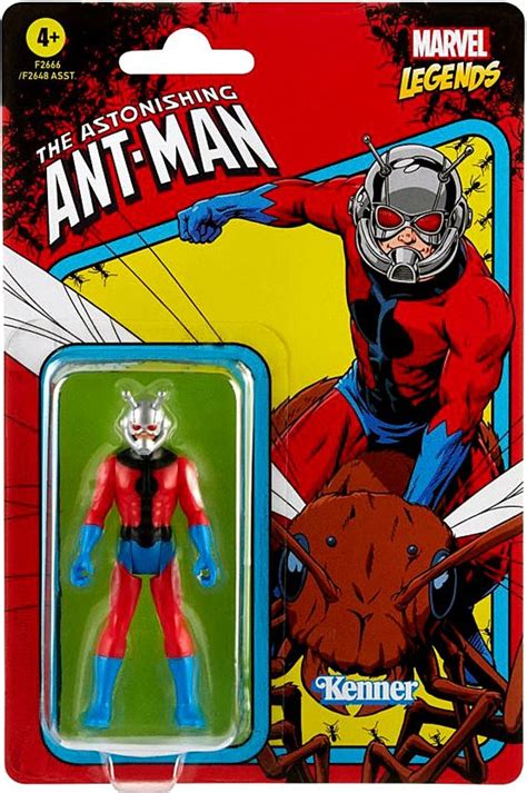 Marvel 2021 Marvel Legends Retro Collection Wave 3 Ant Man 3 75 Action Figure Hasbro Toys Toywiz