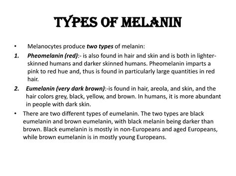 PPT - Pigmentation in humans ( melanin cells ) PowerPoint Presentation ...