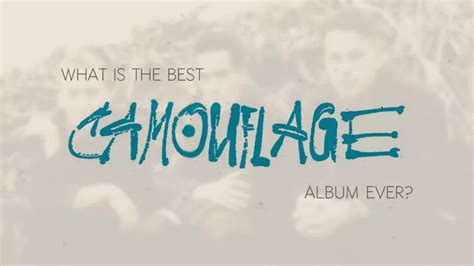 What Is The Best Camouflage Album Ever Article • Electrozombies