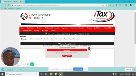 How To File Kra Nil Returns On Itax Tutorial Youtube