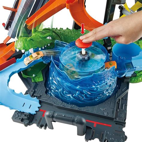 Pista Hot Wheels Lava Rapido Ataque Jacaré FTB67 Mattel Pistas