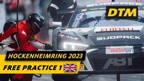 DTM Free Practice 1 Hockenheimring DTM 2023 Re Live YouTube