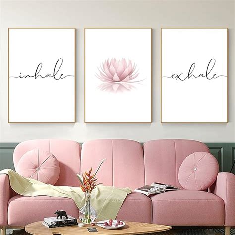 Amazon Inhale Exhale Wall Art Decor Inhale Exhale Canvas Wall