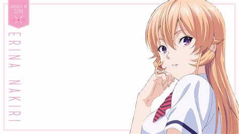 Erina Nakiri Shokugeki No Soma Girl Purple Eyes Blonde Wallpaper