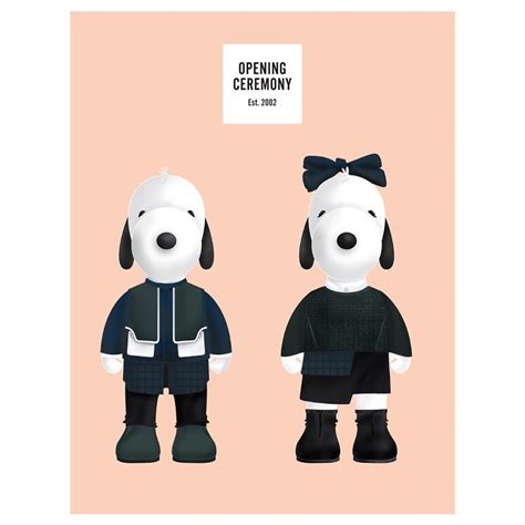 Snoopy and His Sister Belle in Custom Designs | Vogue