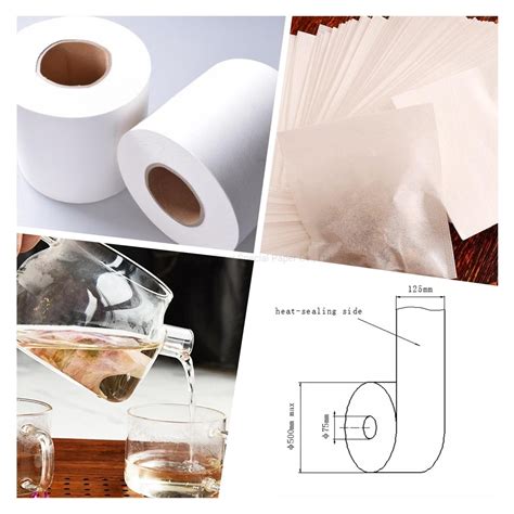 Eco Friendly Automatic Packaging Heatseal Filter Paper For Tea Machine