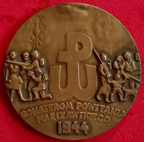 Powstanie warszawskie medal średnica 7 cm Piaseczno Kup teraz na