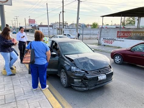 Conductor Ignora Se Al De Alto Y Provoca Fuerte Choque En La Colonia