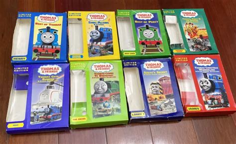 THOMAS & FRIENDS VHS Tapes Lot Of (8) Titles From LE Packaging No ...