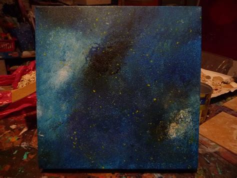 Painting a Galaxy | Painting, Galaxy painting, Painting lessons