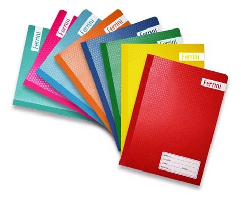 Cuadernos Cosidos Profesional Ferrini Libreta H Pack Color Cuadro