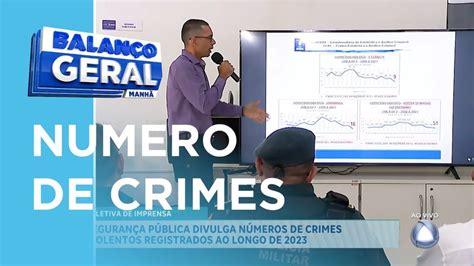 SSP divulga números de crimes violentos registrados ao longo de 2023