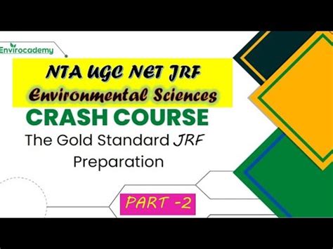 Ugc Net Environmental Science Paper Code Crash Course Lecture