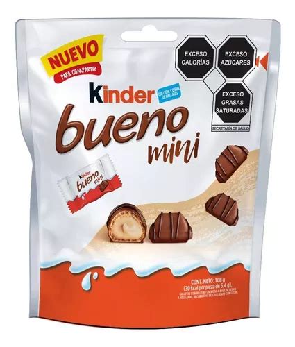 Chocolate Kinder Bueno Mini 108g Mercadolibre