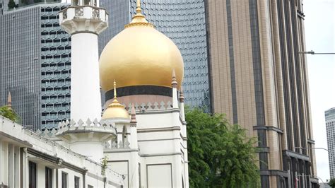 Masjid Sultan or Sultan Mosque Exterior Singapore 13091088 Stock Video ...