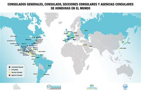 Oficinas Consulares De Honduras En El Mundo Conmigho