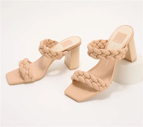 Dolce Vita Braided Heeled Sandals Paily QVC