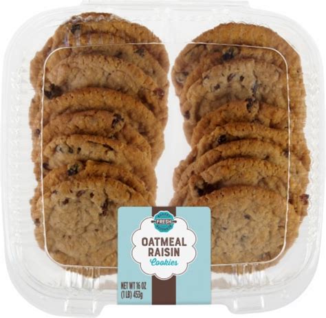 King Soopers Oatmeal Raisin Cookies, 16 ct / 16 oz - QFC