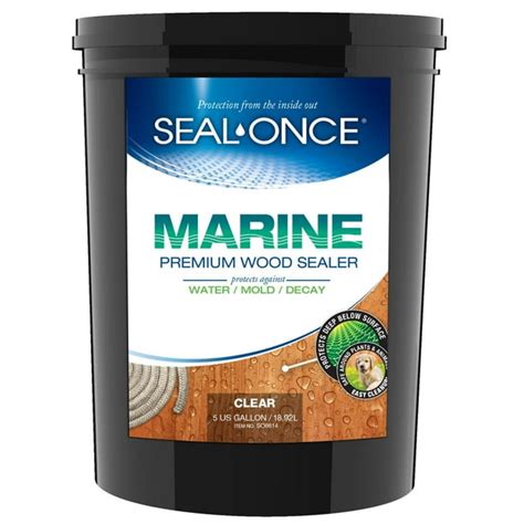 Seal Once Marine Penetrating Wood Sealer Waterproofer And Stain 5