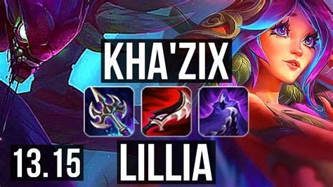 KHA Vs LILLIA JNG Rank 1 Kha Rank 4 6 Solo Kills 10 2 5