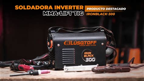 Ironblack Soldadora Inverter Mma Youtube