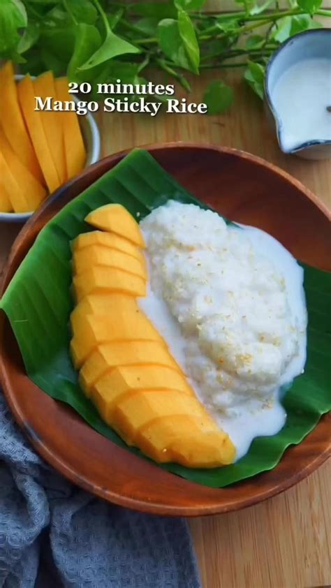 Mango Sticky Rice A Thai Dessert Joyous Apron Recipe Sticky