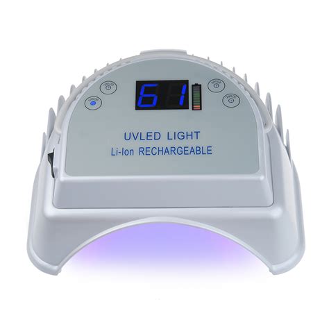 64W Cordless LED UV Nail Lamp Gel Polish Nail Light Dryer Wireless