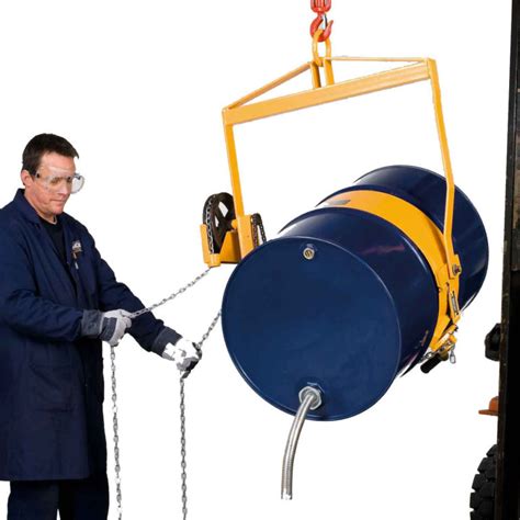 Chain Pulley Operated Drum Lifter Free Delivery Storage N Stuff