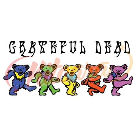 Grateful Dead Dancing Bears Svg Grateful Dead Bears Svg Grateful Dead Svg Png Dxf Eps Kitcara