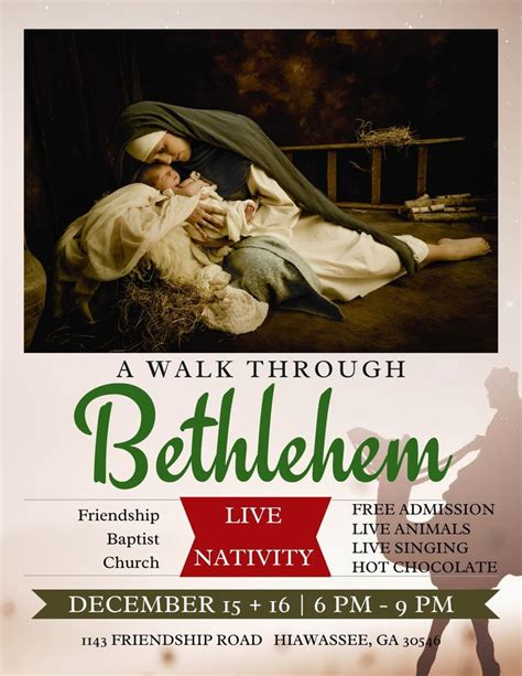 A Walk Through Bethlehem: A Live Nativity, 1143 Friendship Road Hiawassee, GA, United States ...