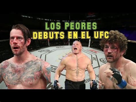 Los 7 PEORES DEBUTS EN LA HISTORIA De UFC YouTube