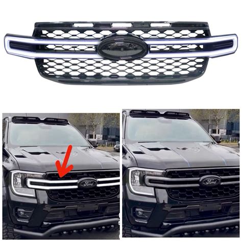 Ford Ranger Xlt Sport Wildtrak Predator Grill With Light